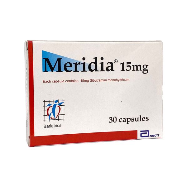 Meridia 15 mg Sibutramine HCL Monohydrate